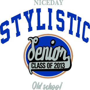 复古风格2013届毕业班标志