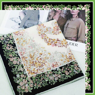 复古花卉图案精美手帕