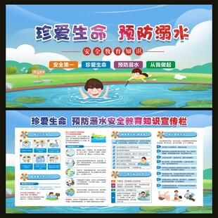 防溺水安全教育知识宣传栏