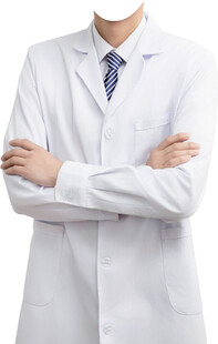 男医生白大褂职业套装素材