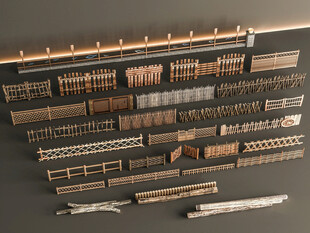 新中式现代围栏护栏