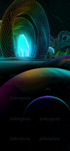 高级科幻科技背景