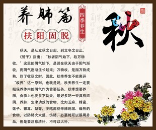 中医馆养生秋季养肺篇保健宣传