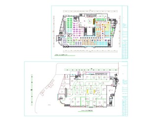大型超市图纸平面图纸