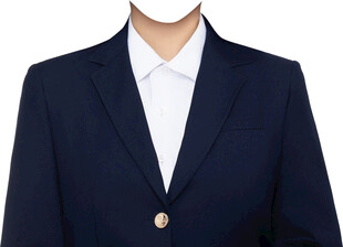 女西装白衬衫职业装证件照衣服