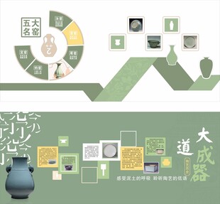 五大名窑文化墙