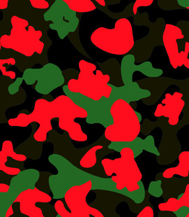 红绿迷彩图案纹理