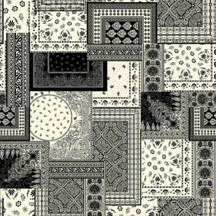 拼接腰果 大牌几何