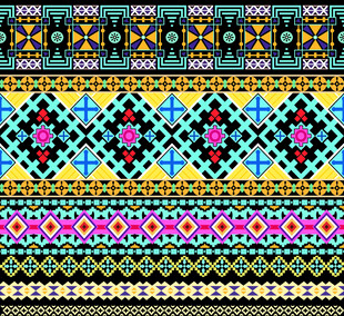 几何花纹数码印花