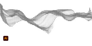 流动线条抽象艺术画面