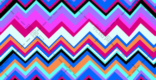 多彩锯齿形几何图案背景