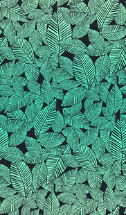 青绿色叶片纹理图案