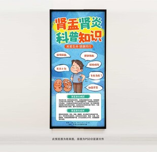 肾盂肾炎科普知识海报