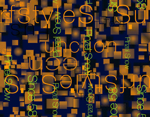 数字与符号交织的图案