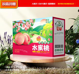 水蜜桃包装 桃子礼盒