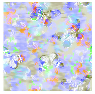 梦幻花卉图案背景