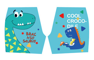 可爱恐龙儿童背心图案设计