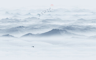 新中式意境山水画