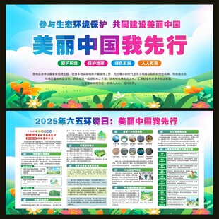 2025年六五环境日宣传栏