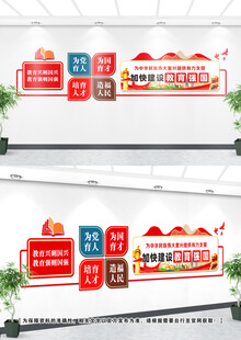 教育强国文化墙