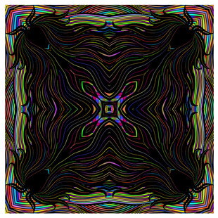 绚丽多彩抽象几何图案