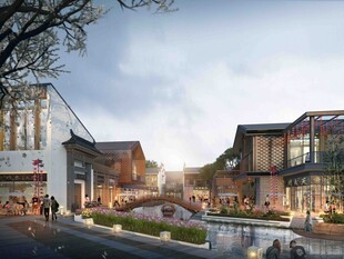 现代风格商业街景观设计