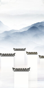 清晰 现代中式玄关 TIF分层