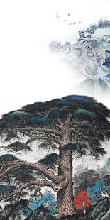 中式 意境玄关新画 TIF分层