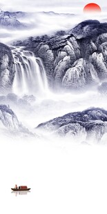 人气 意境玄关新画 TIF分层