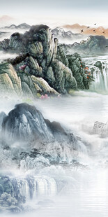 大气 意境玄关新画 TIF分层