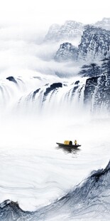 高端 清晰中式玄关 TIF分层