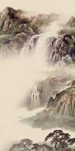 清晰 意境简约玄关 TIF分层