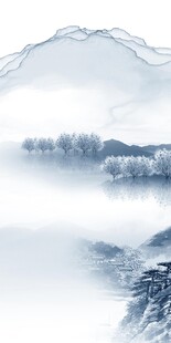 高端 极简高档玄关 TiF分层