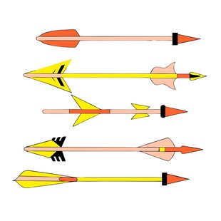 多彩创意箭头设计图案