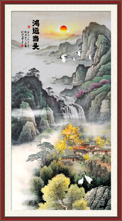 玄关山水画