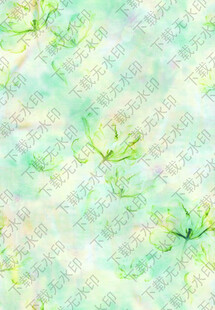 清新淡绿花卉纹理背景图