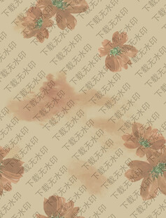 复古花卉图案纹理背景