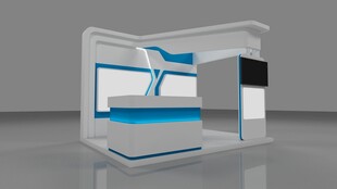 展览展厅展台科技感