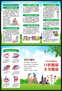 全国爱牙日三折页