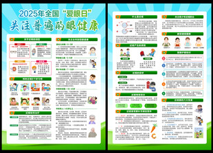 2025年全国爱眼日宣传单