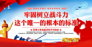 牢固树立战斗力 