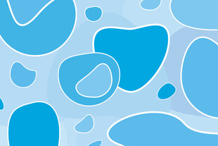 蓝色抽象几何图案背景