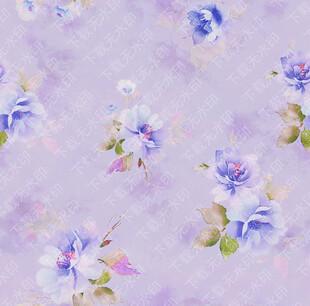 淡紫色花卉图案背景
