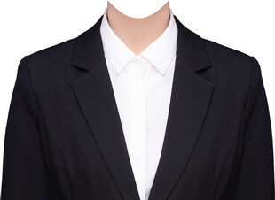 女正装西装西装证件照衣服素材