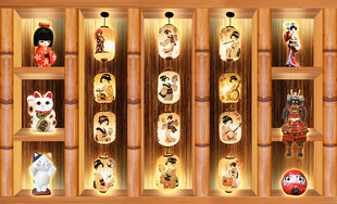 日式居酒屋形象墙