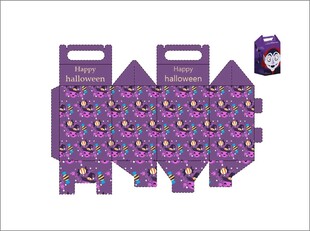 万圣节礼物包装盒设计 万圣节包