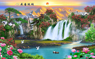 旭日东升中堂画