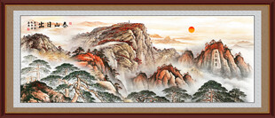 五岳独尊泰山日出