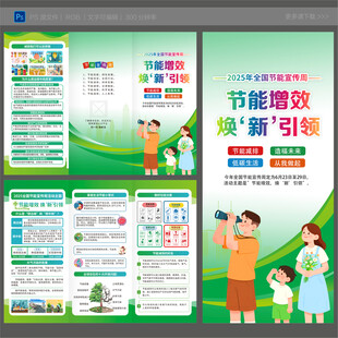 2025全国节能宣传周三折页