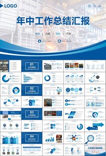 钢铁行业年终总结新年计划ppt